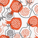 HHD Pamphlet Cover Design A close up of an orange and black pattern